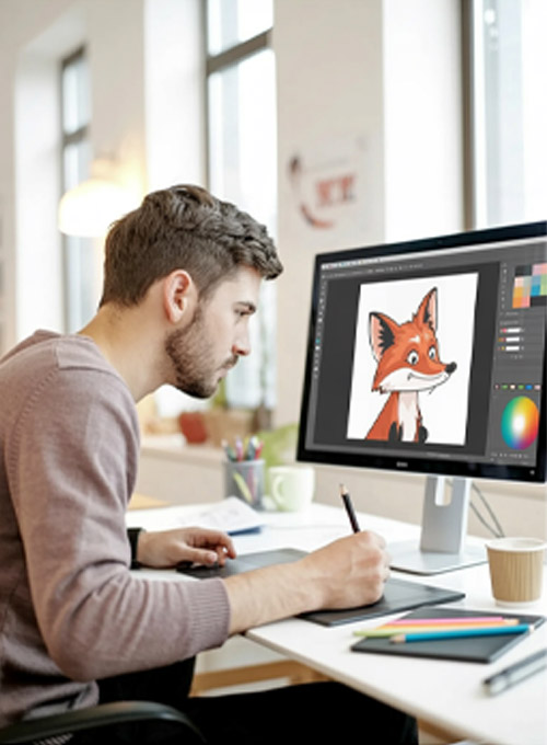 graphic design and illustration